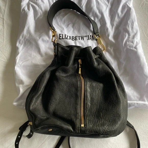 Elizabeth and James shoulder convertible backpack bucket bag - Picture 1 of 6